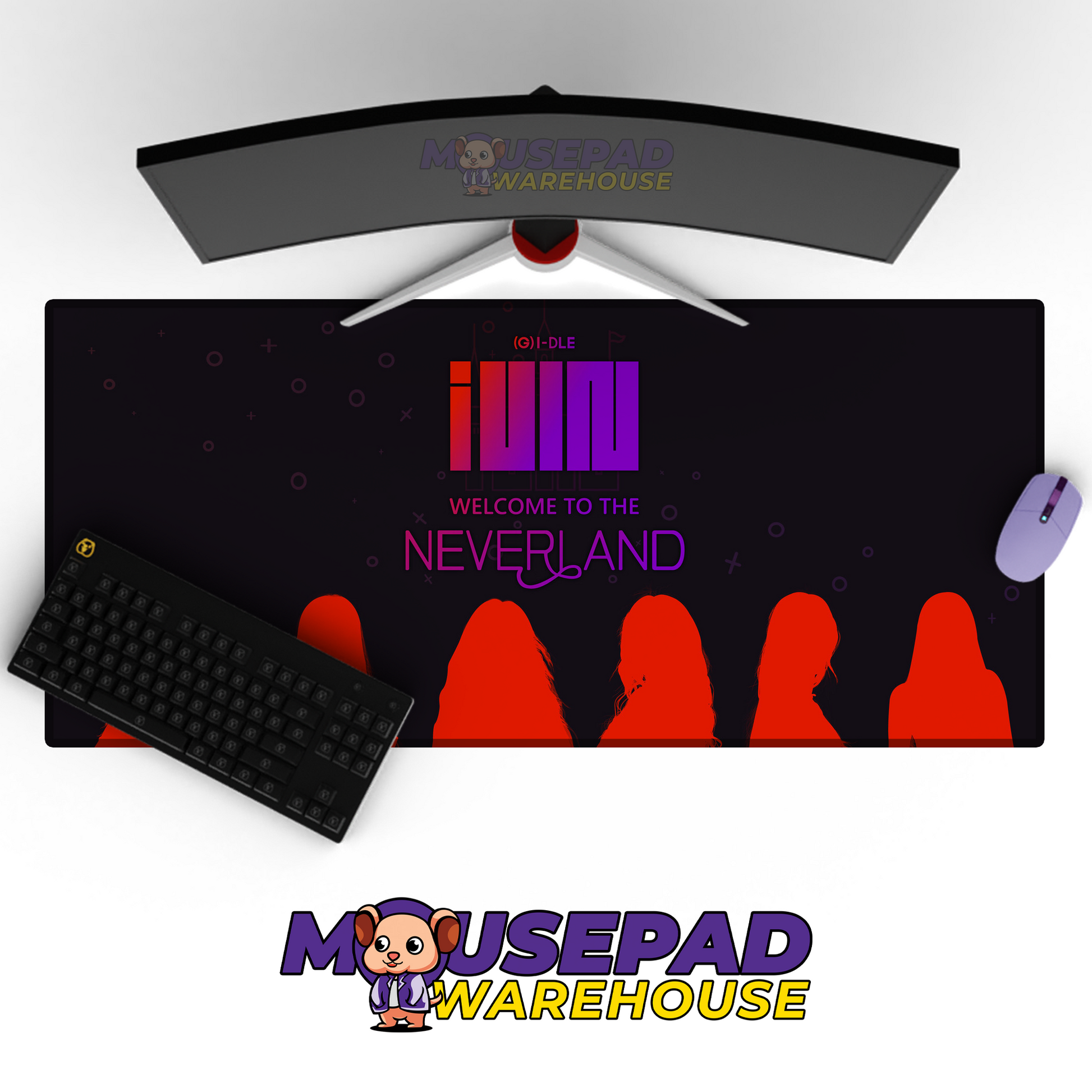 G I-DLE V4 Mousepad Mockup