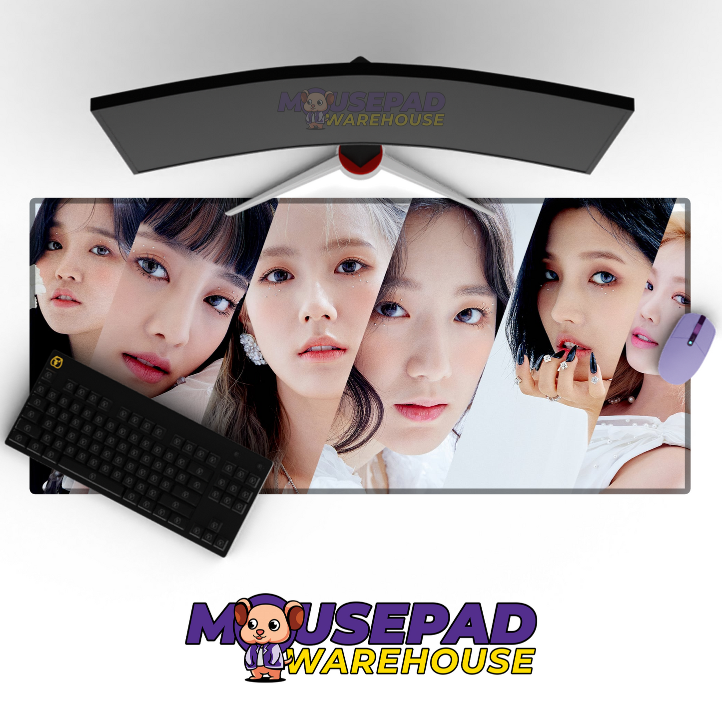 G I-DLE V6 Mousepad Mockup
