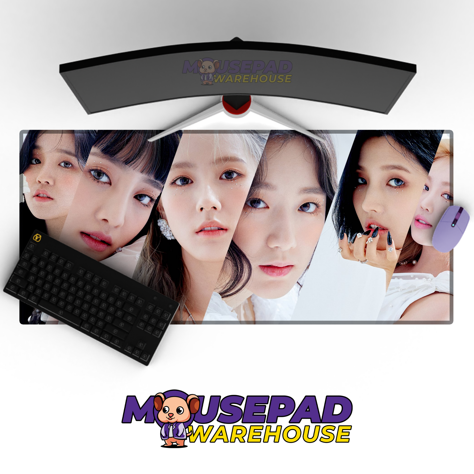 G I-DLE V6 Mousepad Mockup