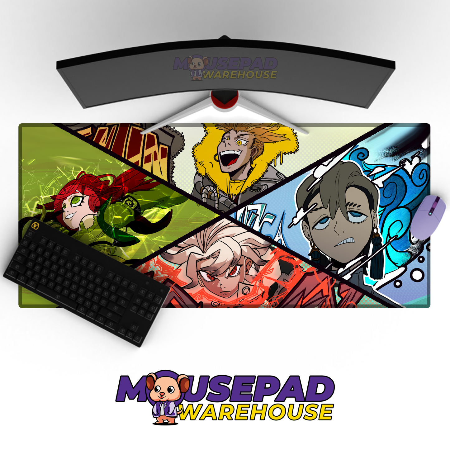 Gachiakuta V12 Mousepad Mockup