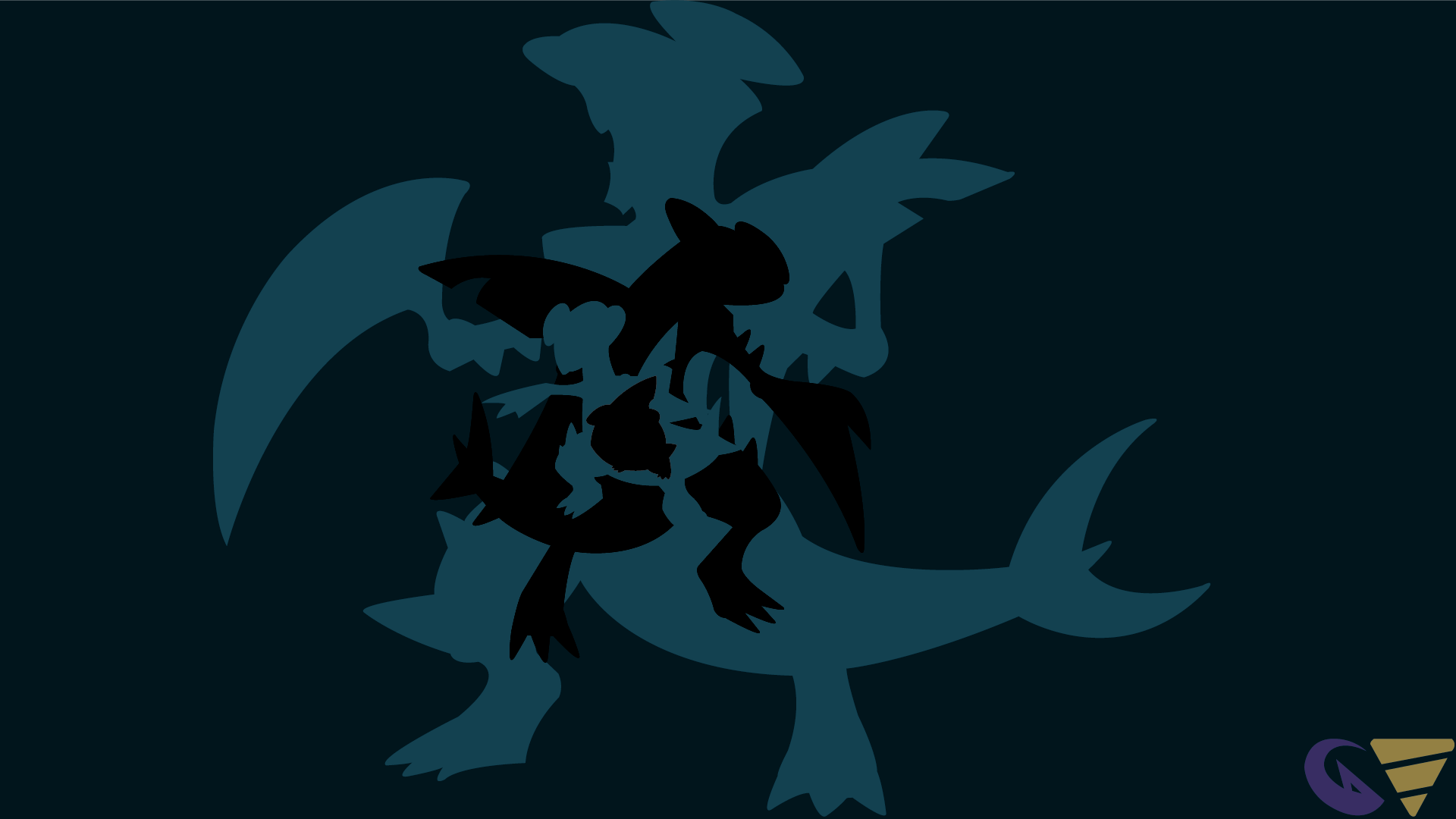 Garchomp Silhouette V3