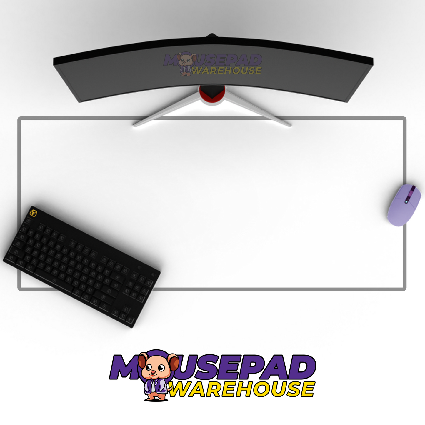 Geelong Cats V14 Mousepad Deskmat Mockup