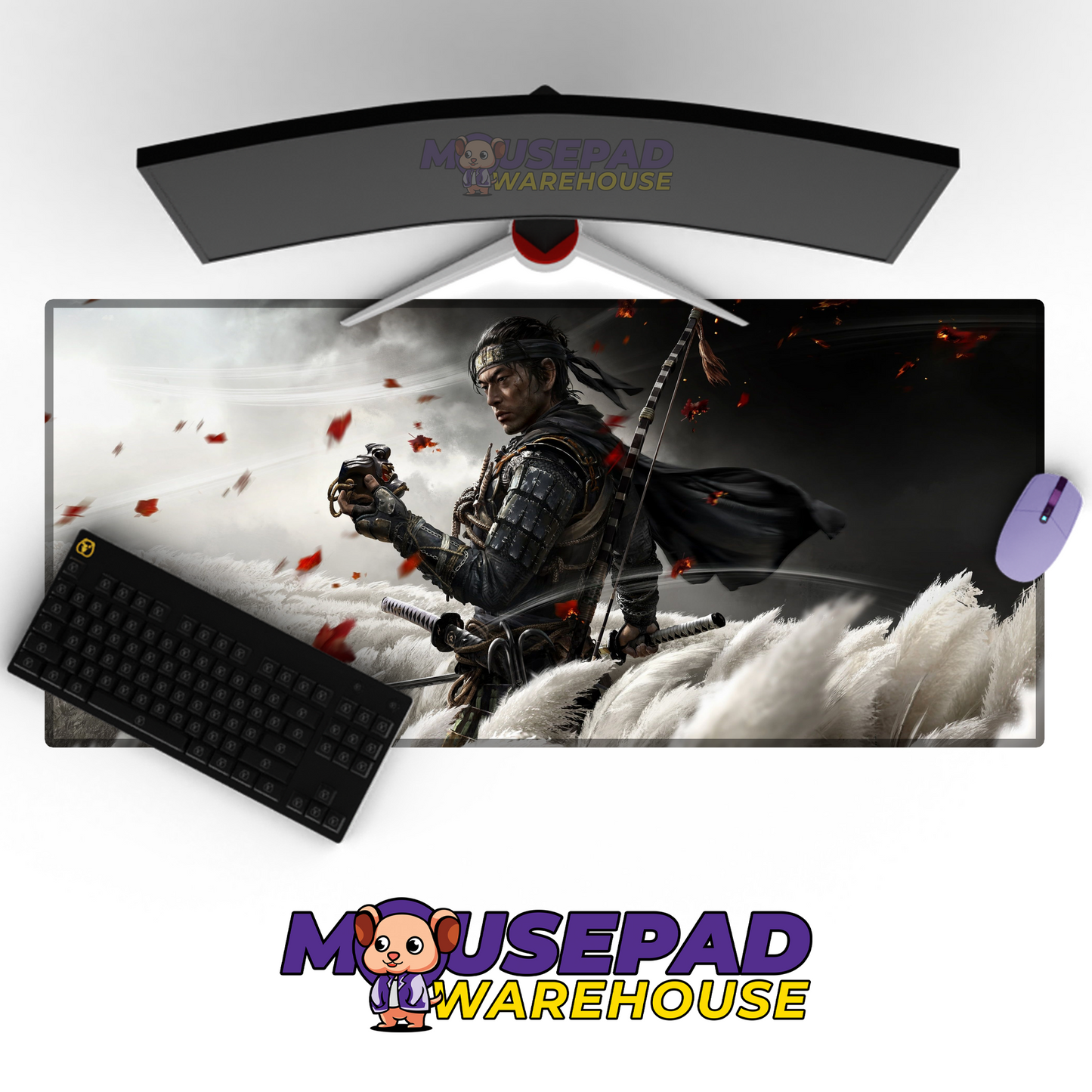 Ghost of Tsushima V12 Mousepad Mockup