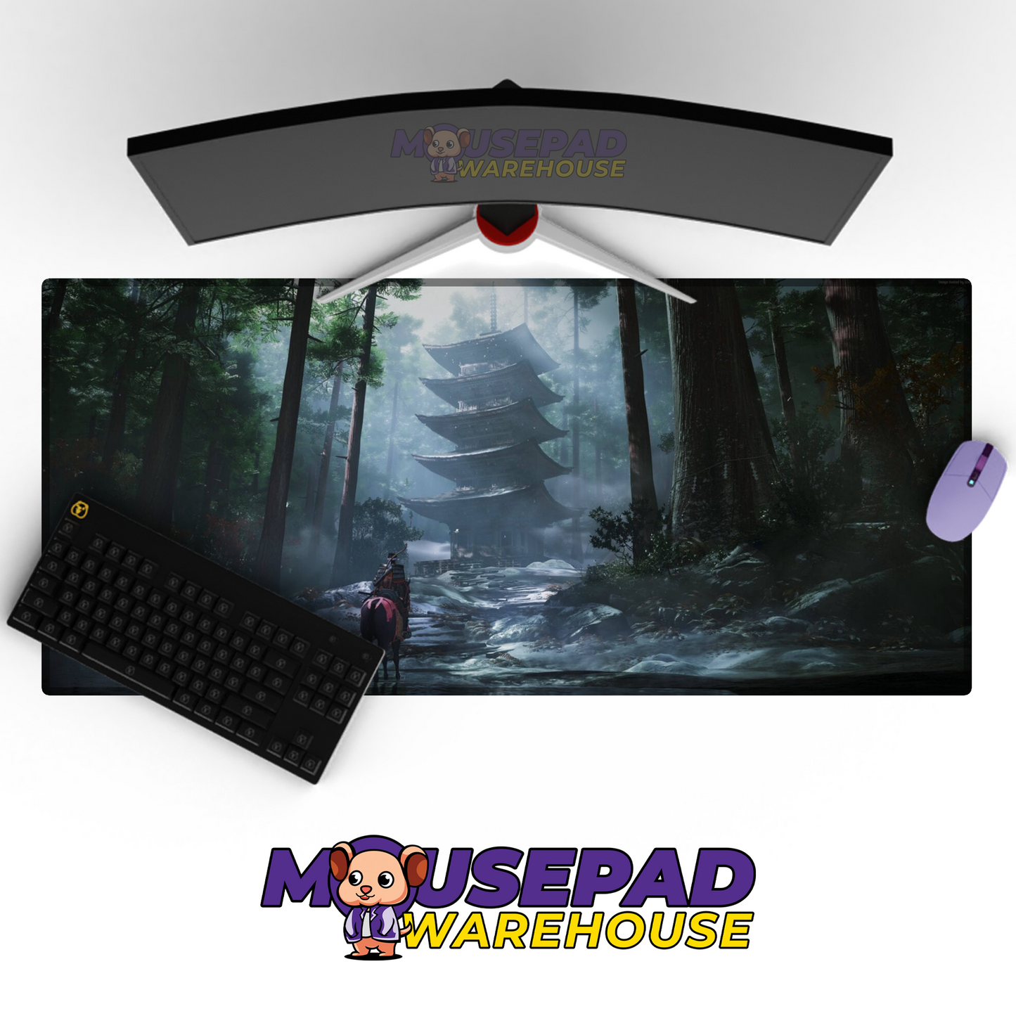 Ghost of Tsushima V2 Mousepad Mockup