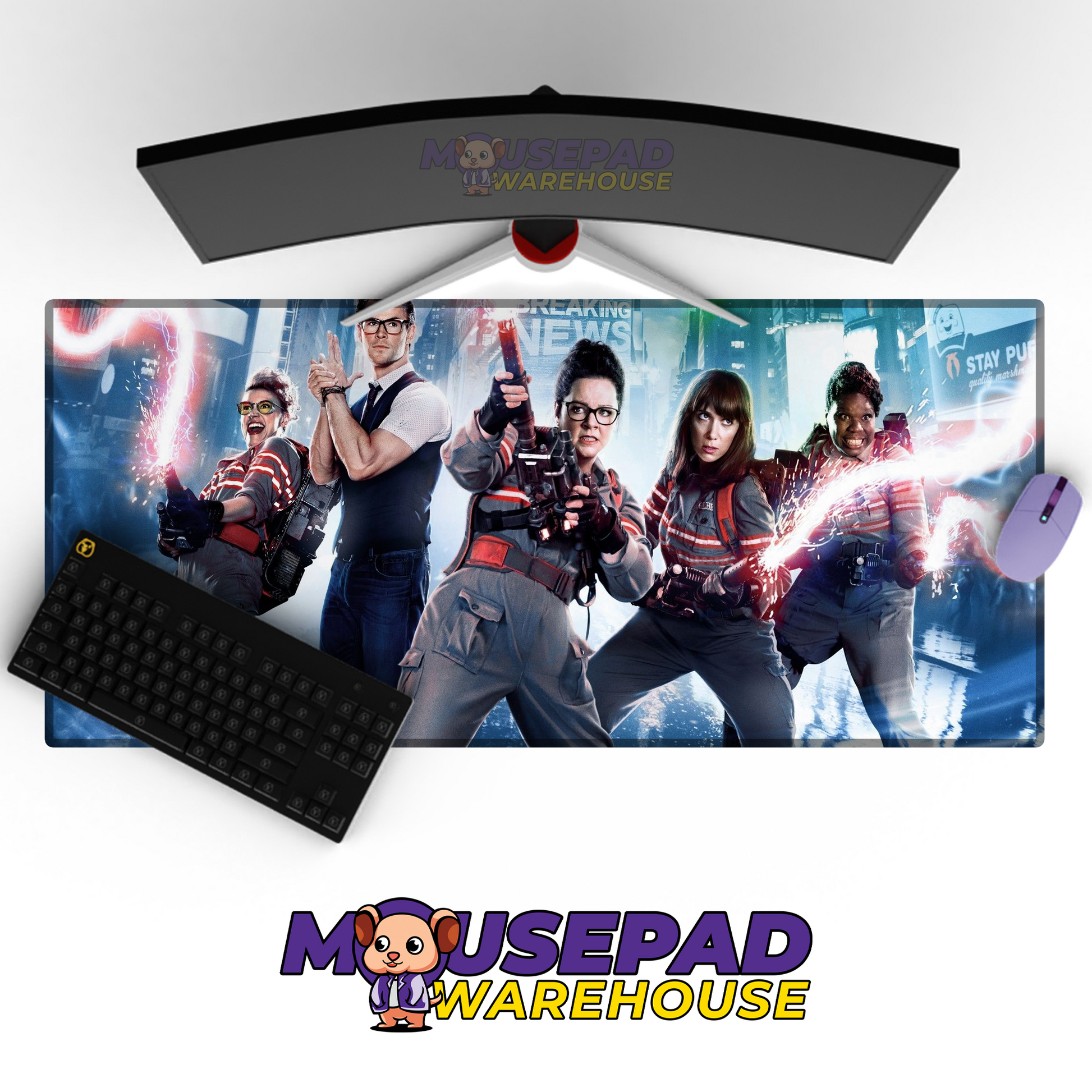 Ghostbusters V24 Mousepad Mockup