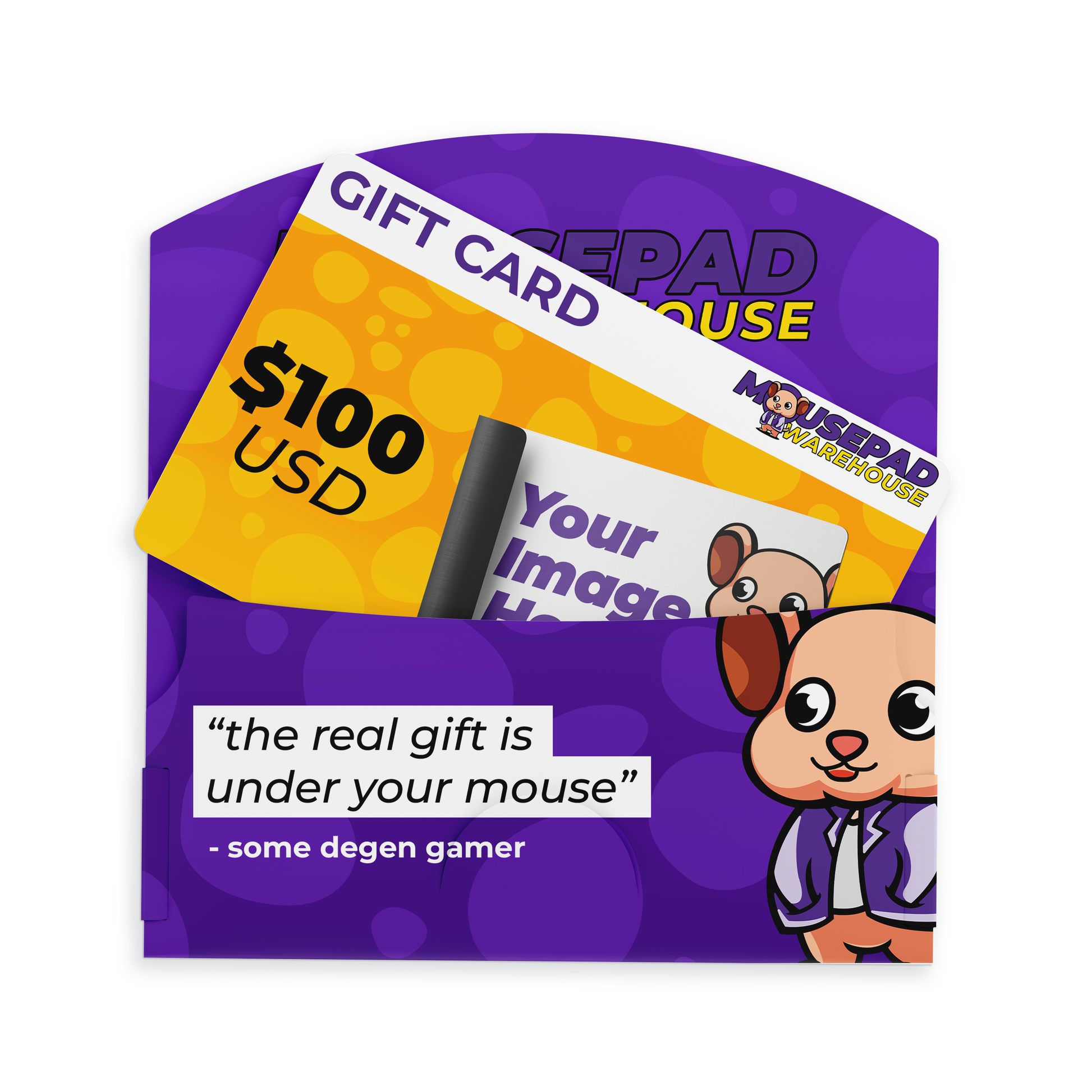 Mousepad Warehouse Gift Card Mousepad Warehouse