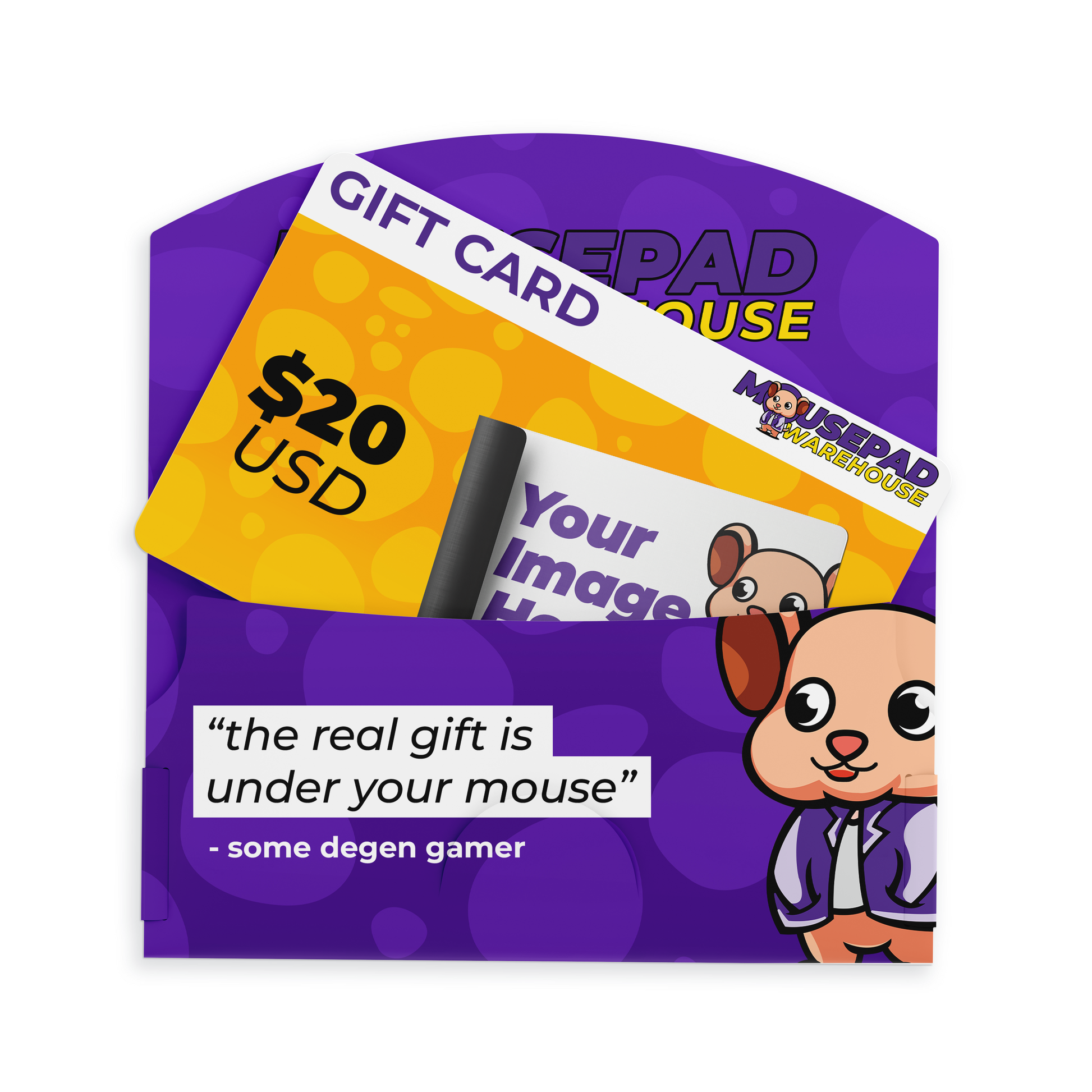 Mousepad Warehouse Gift Card Mousepad Warehouse