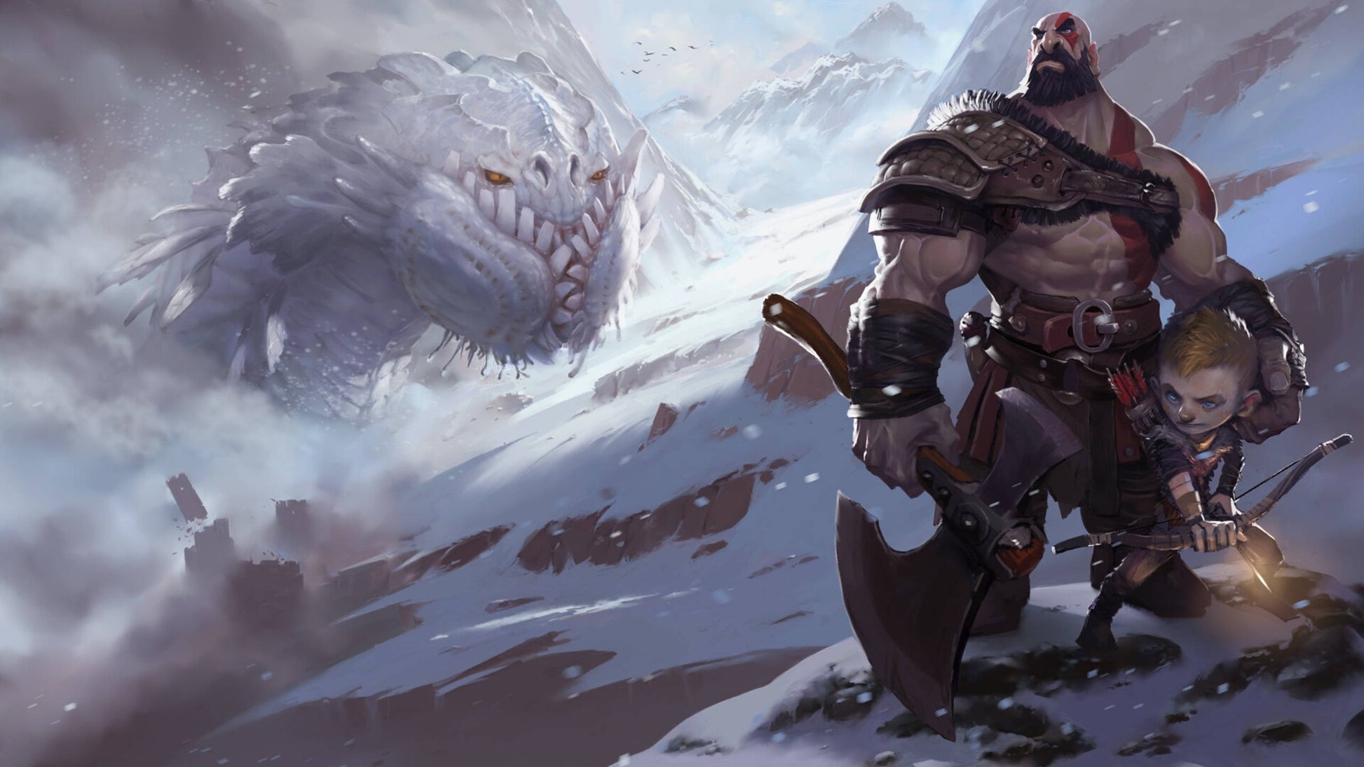God of War Ragnarok V10 Mousepad