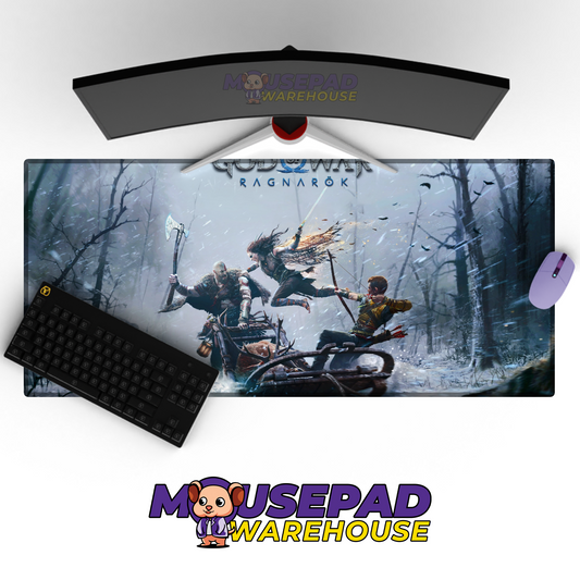 God of War Ragnarok V12 Mousepad Mockup