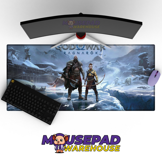 God of War Ragnarok V15 Mousepad Mockup