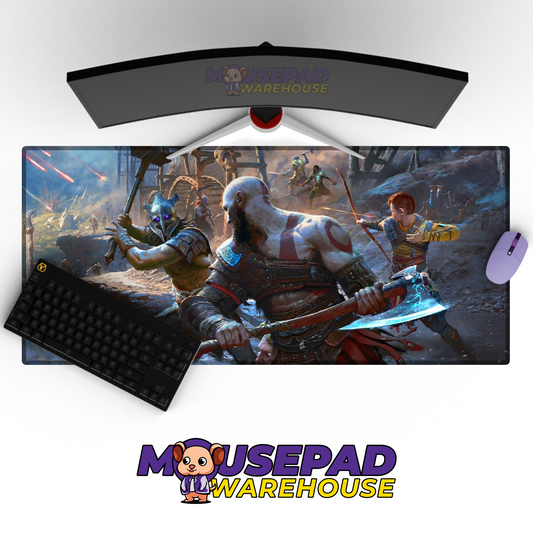 God of War Ragnarok V17 Mousepad Mockup