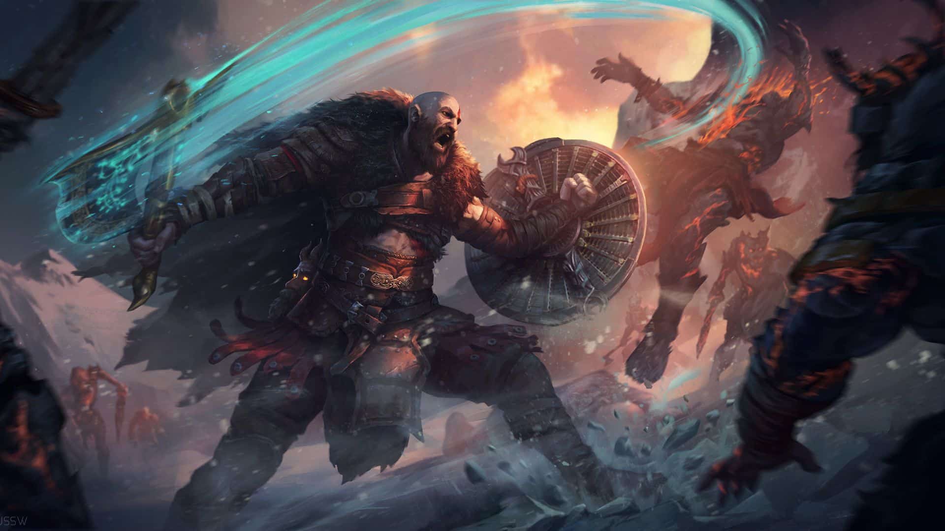 God of War Ragnarok V1 Mousepad
