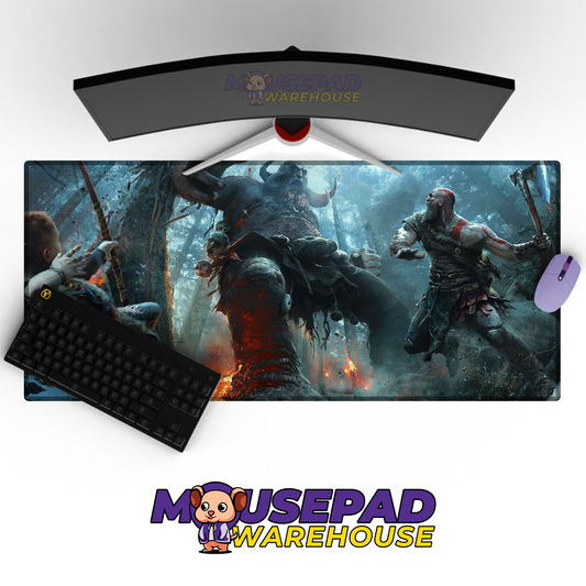 God of War Ragnarok V3 Mousepad Mockup