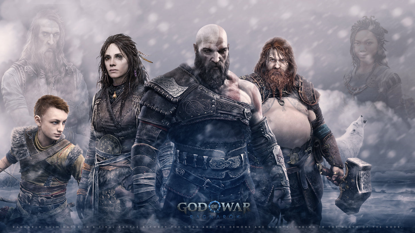God of War Ragnarok V4 Mousepad