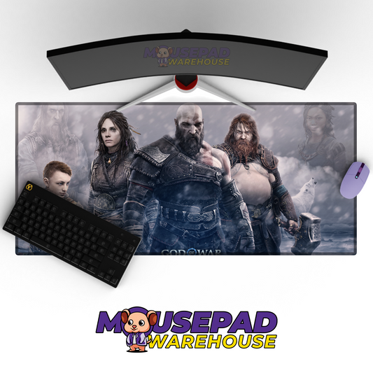 God of War Ragnarok V4 Mousepad Mockup