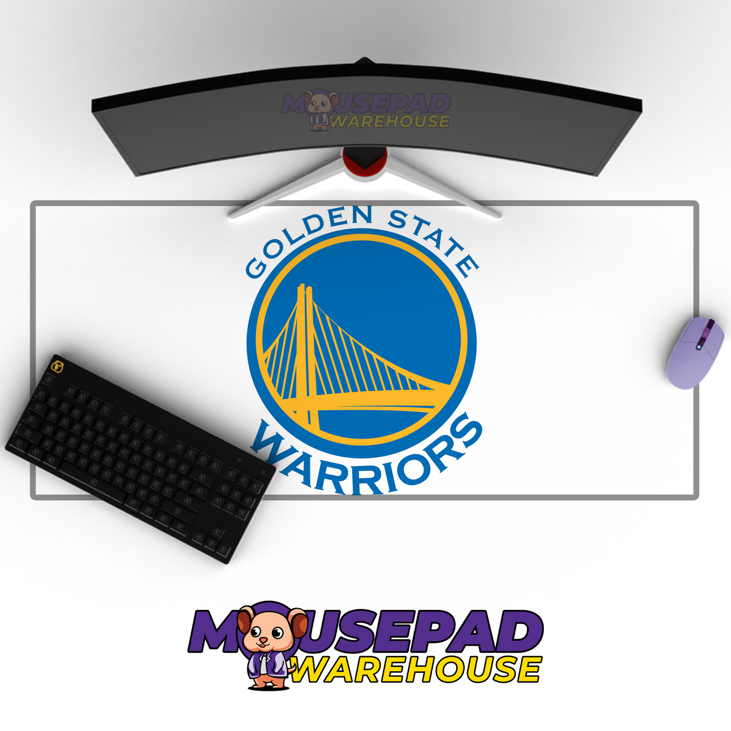 Golden State Warriors V10 Mousepad Mockup