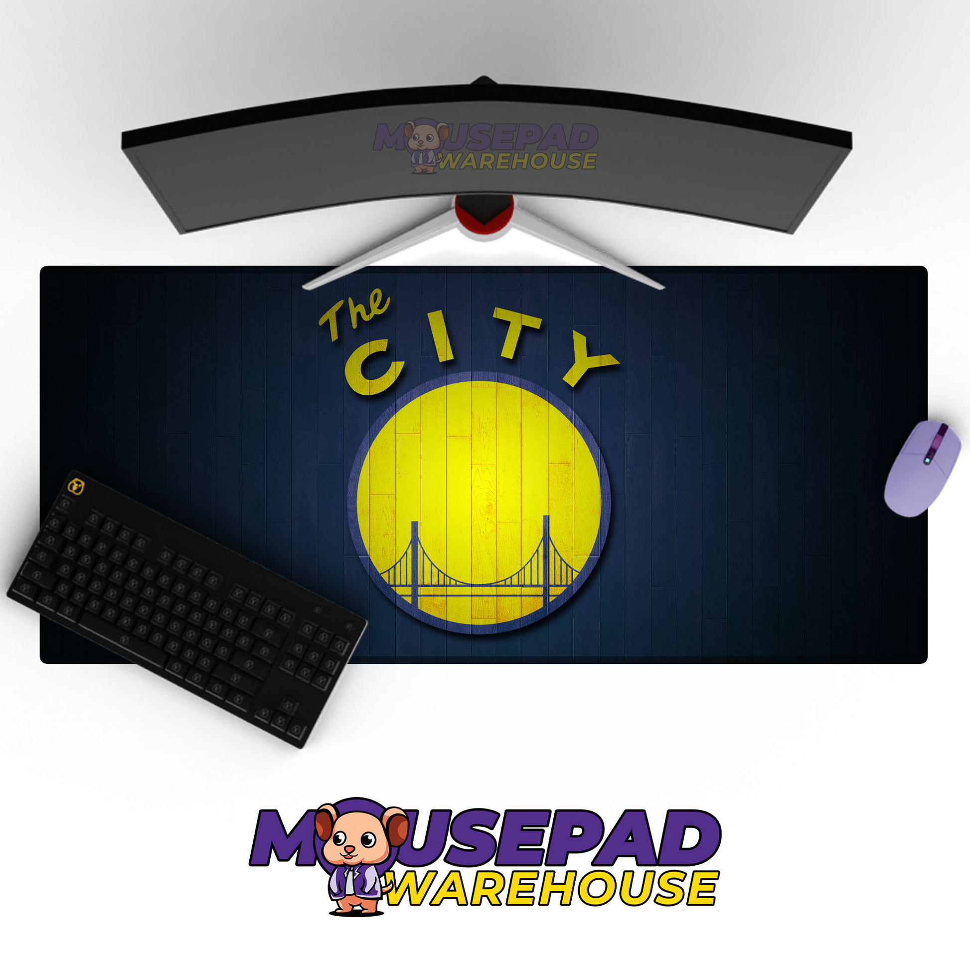 Golden State Warriors V12 Mousepad Mockup