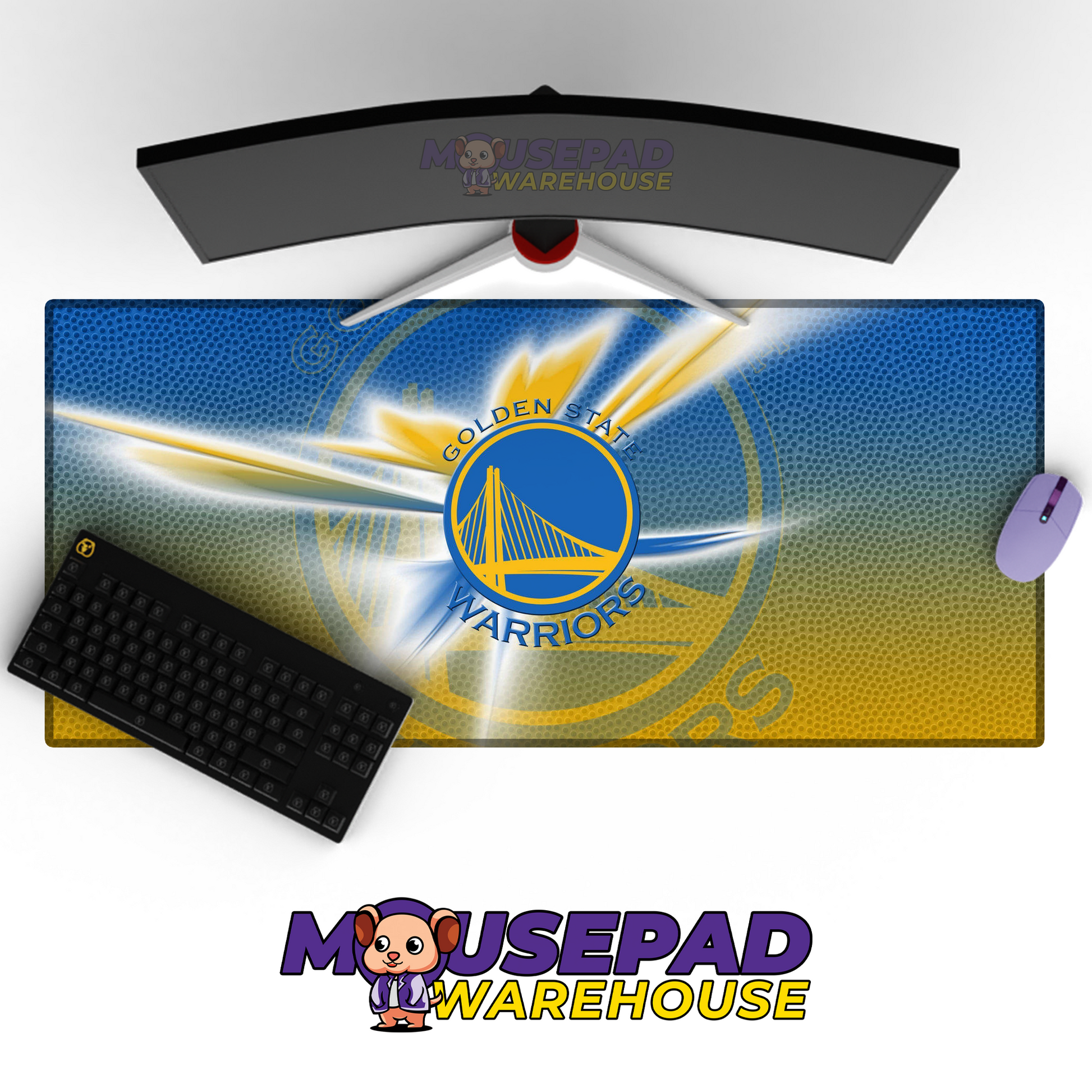 Golden State Warriors V13 Mousepad Mockup