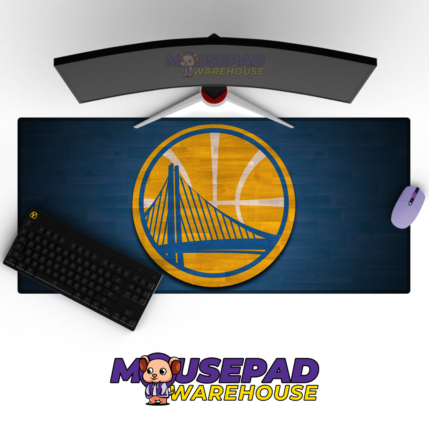 Golden State Warriors V15 Mousepad Mockup