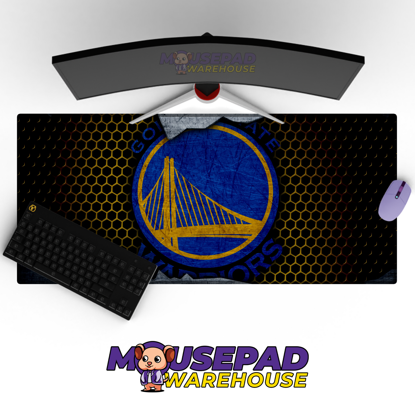 Golden State Warriors V18 Mousepad Mockup