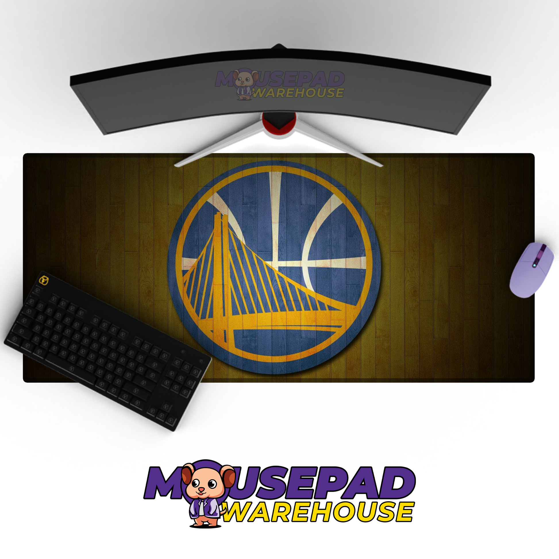 Golden State Warriors V19 Mousepad Mockup