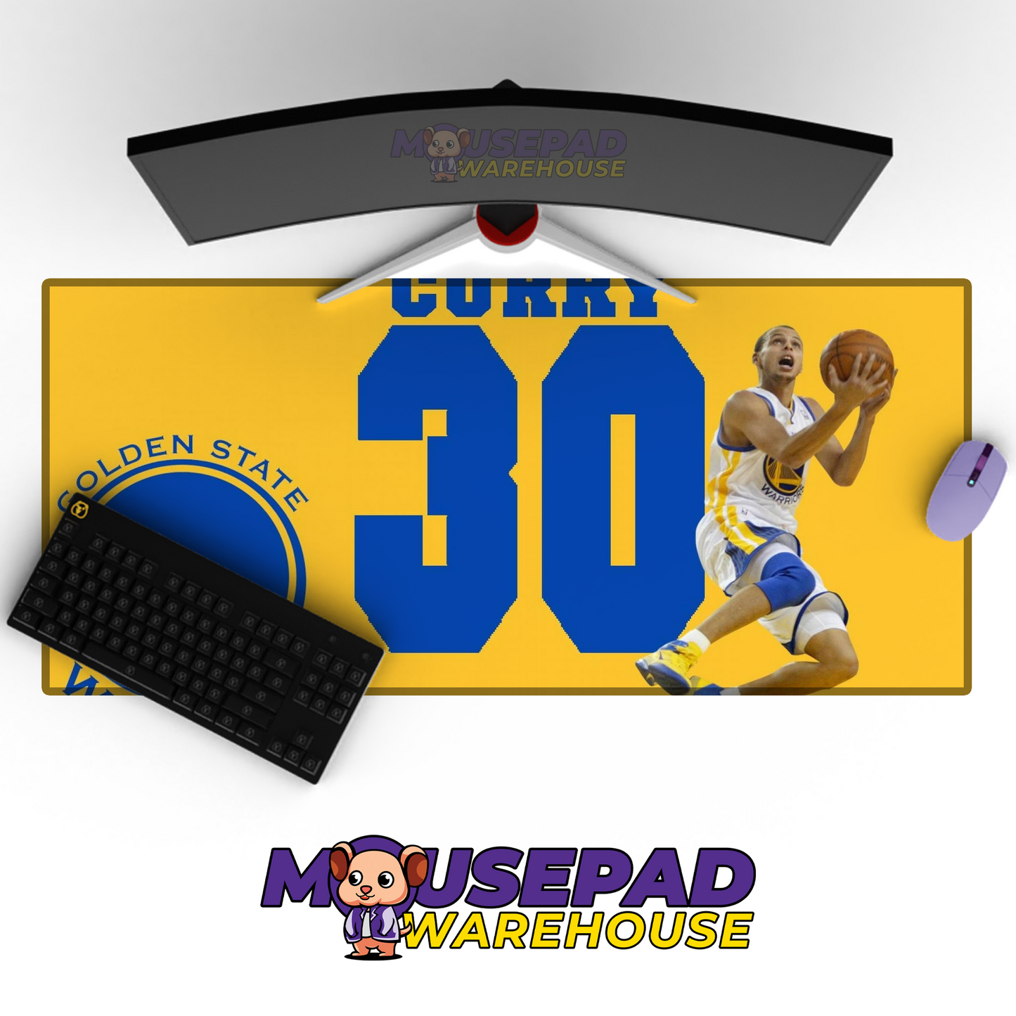 Golden State Warriors V22 Mousepad Mockup