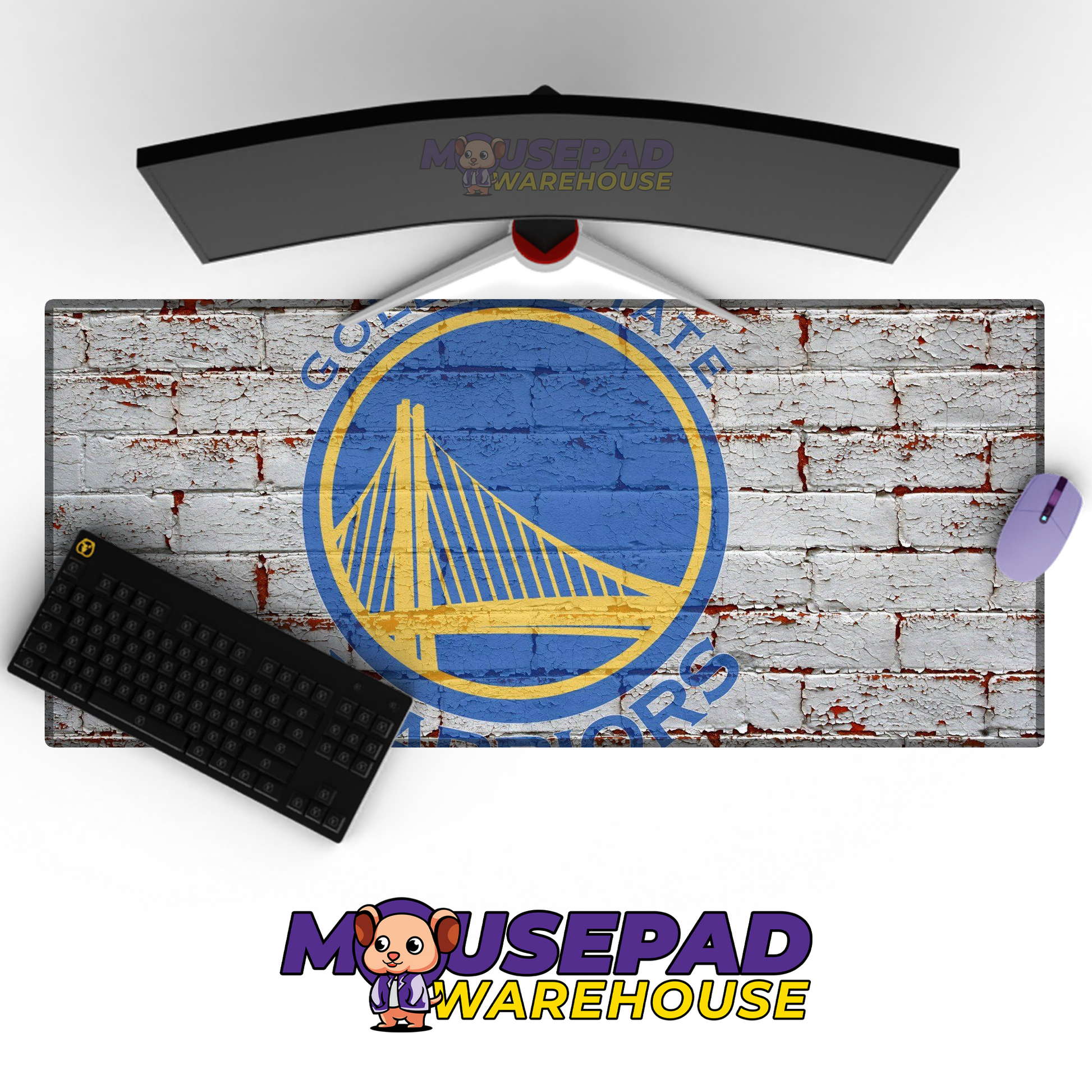 Golden State Warriors V28 Mousepad Mockup