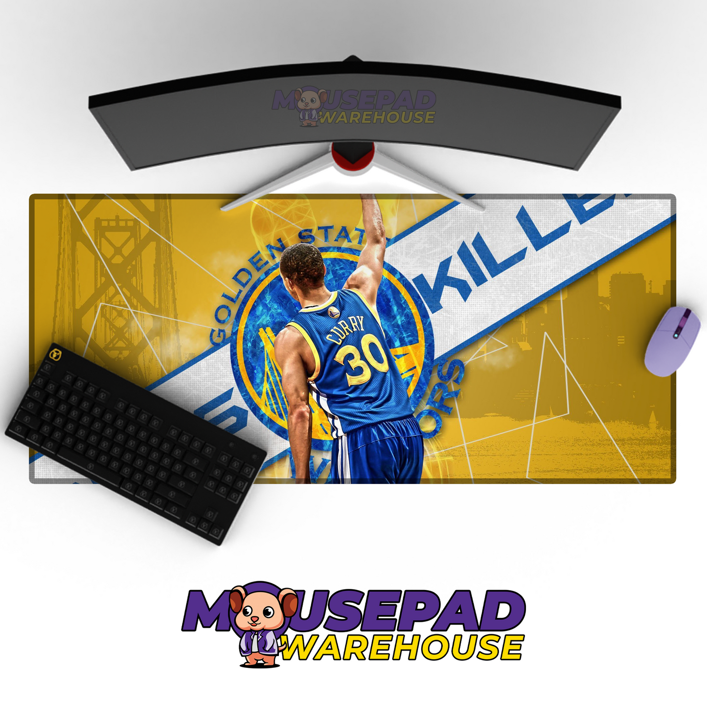 Golden State Warriors V2 Mousepad Mockup
