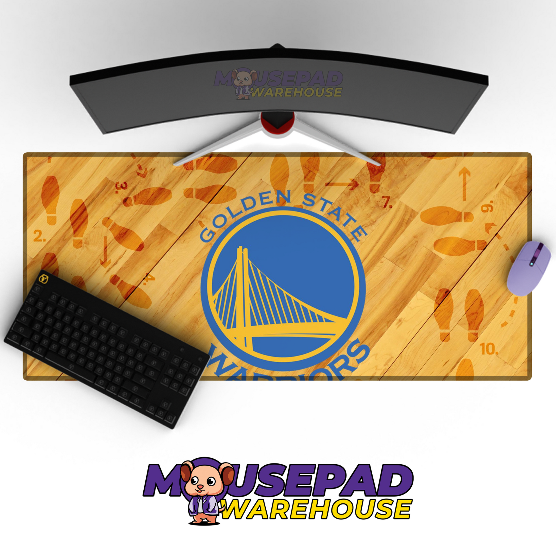 Golden State Warriors V30 Mousepad Mockup