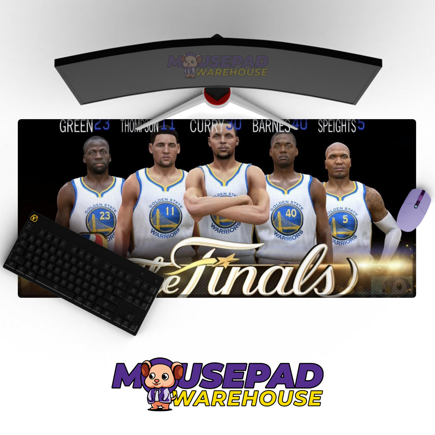 Golden State Warriors V34 Mousepad Mockup