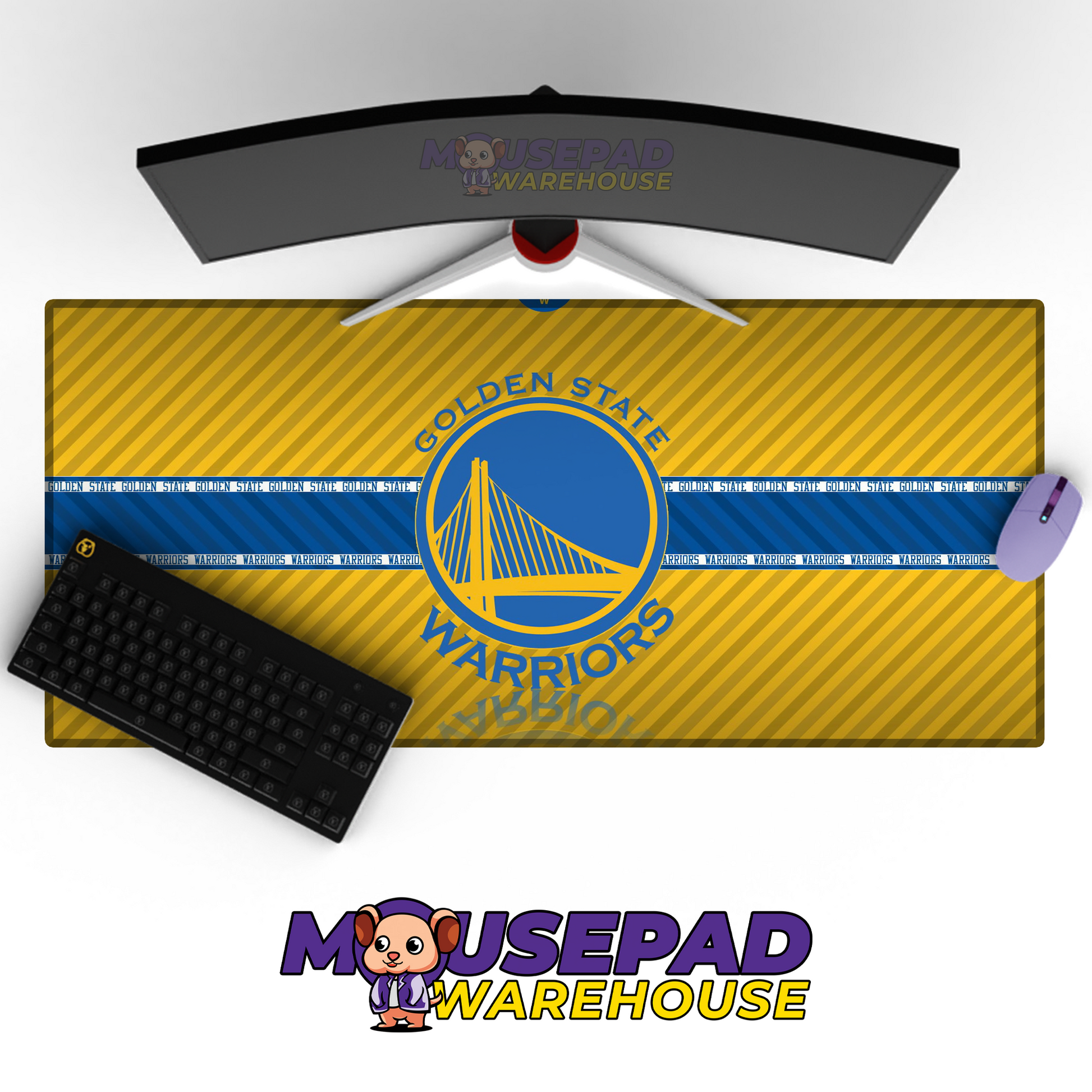 Golden State Warriors V3 Mousepad Mockup