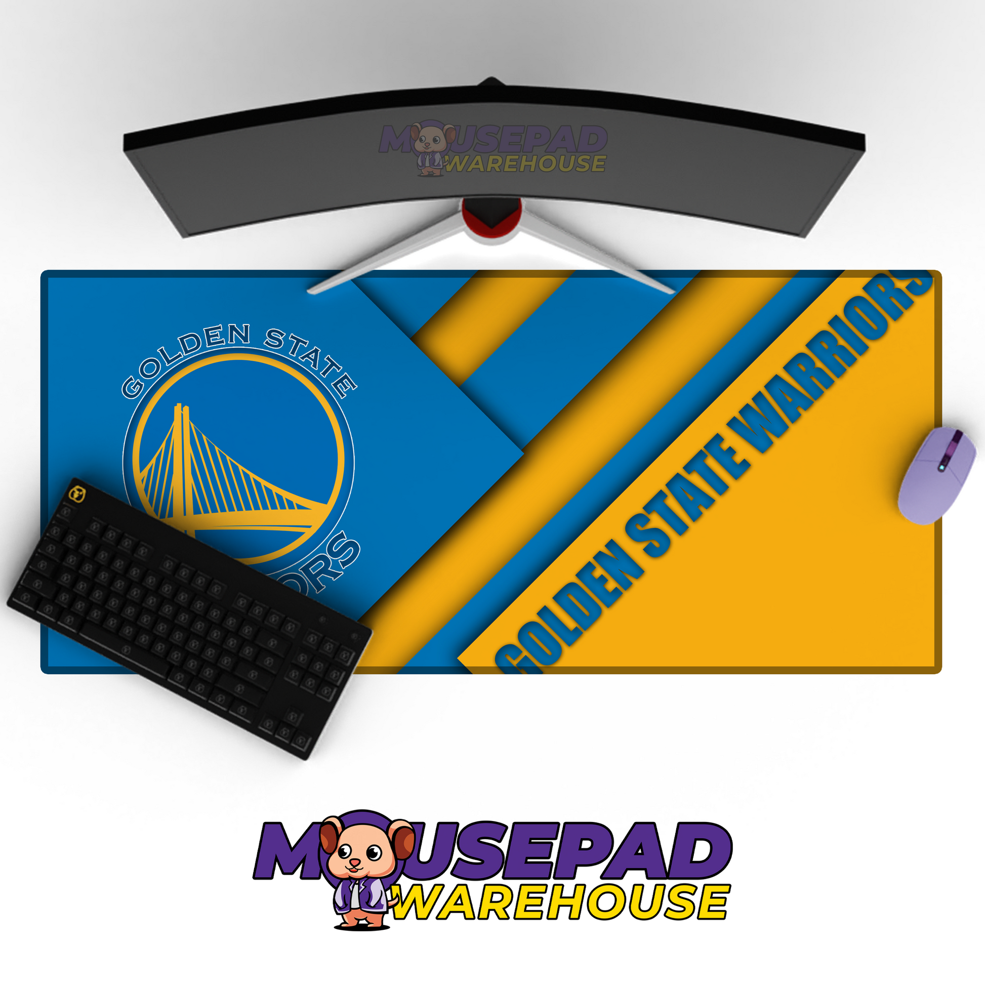 Golden State Warriors V4 Mousepad Mockup