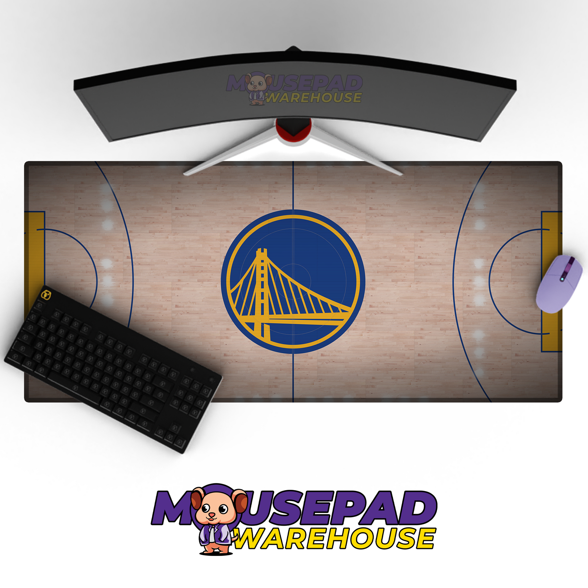 Golden State Warriors V6 Mousepad Mockup