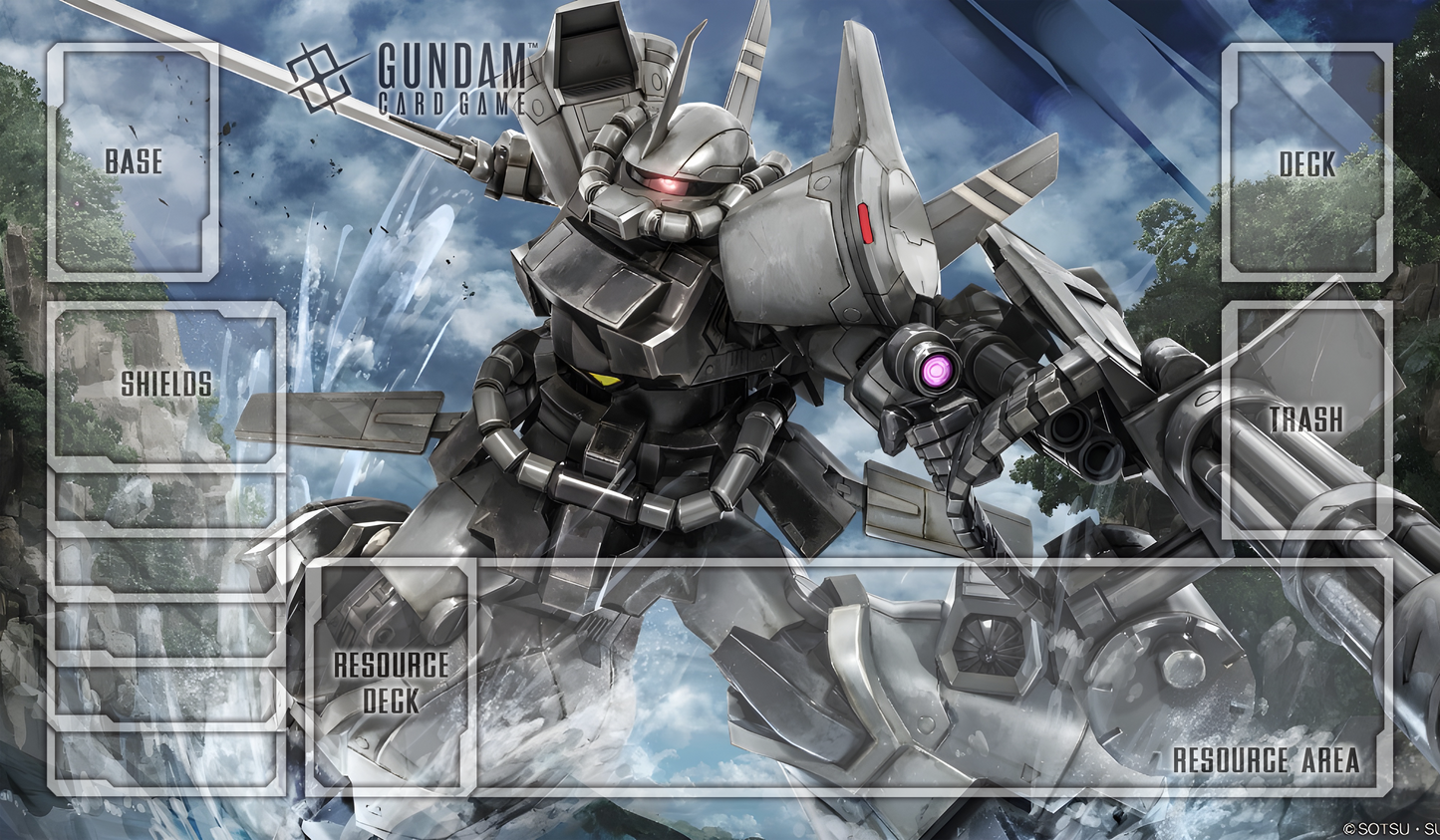 Gouf Flight Type Gundam TCG Playmat