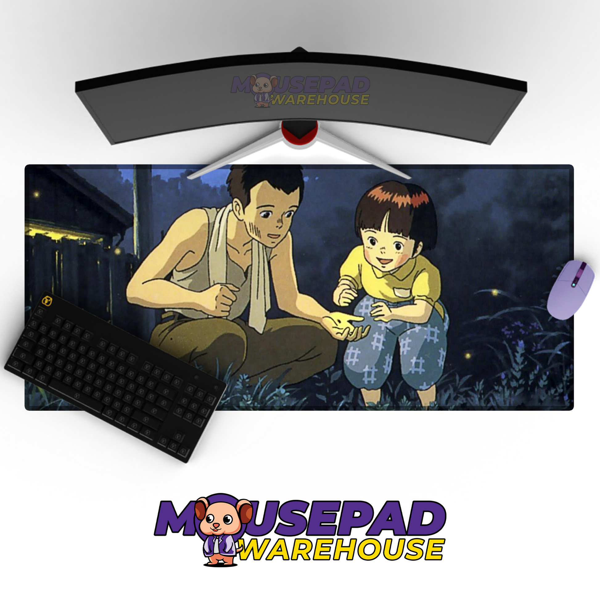 Grave of the Fireflies V20 Mousepad Mockup