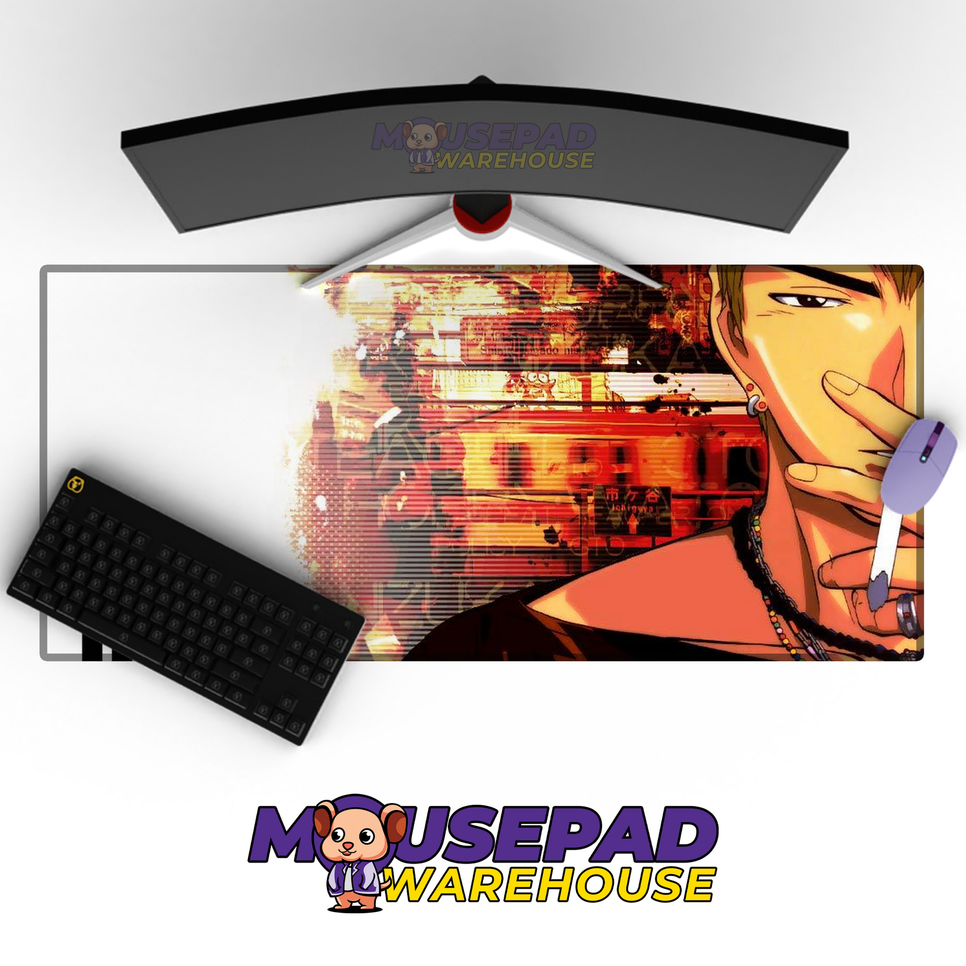 Great Teacher Onizuka V14 Mousepad Mockup