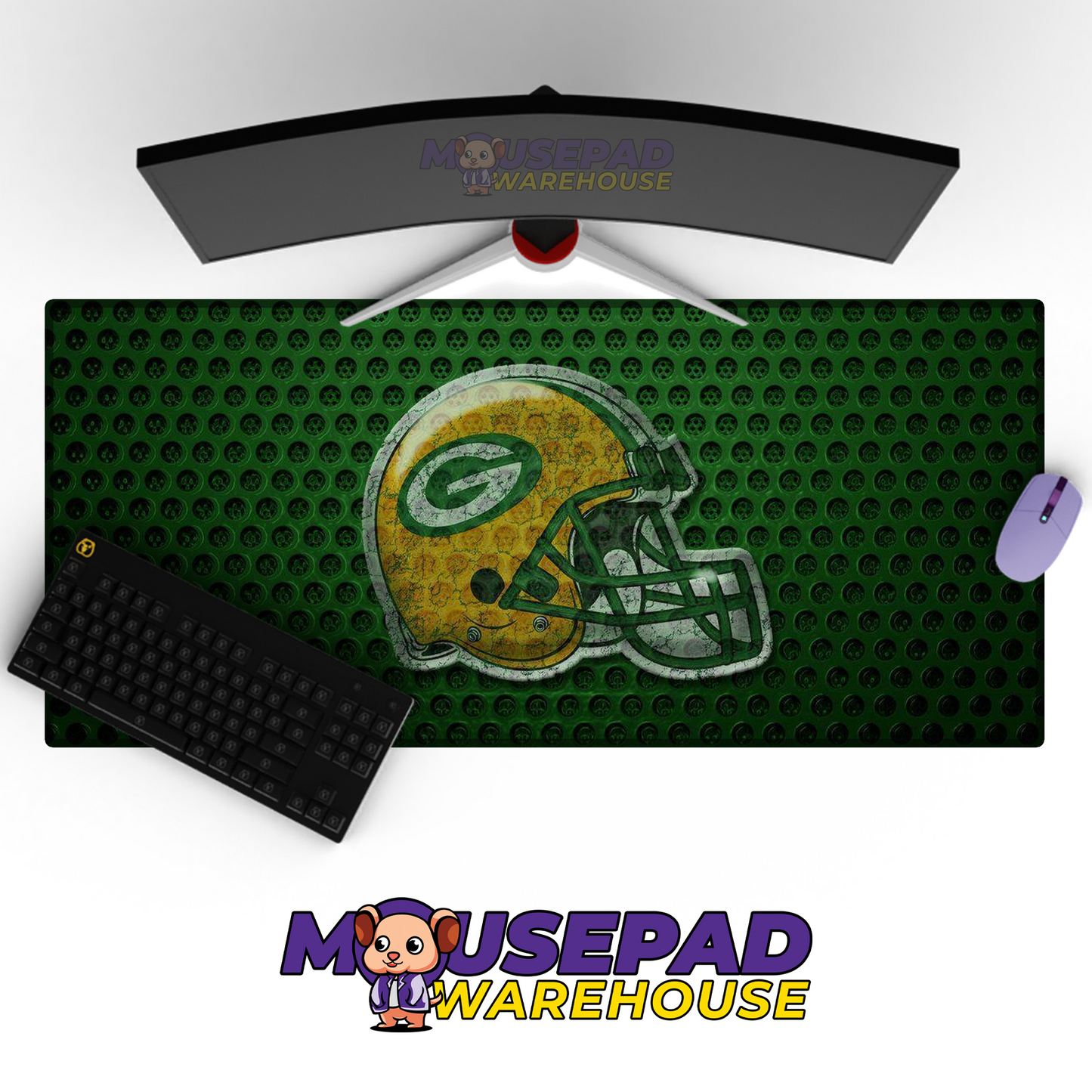 Green Bay Packers V14 Mousepad Deskmat Mockup