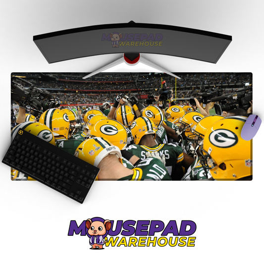 Green Bay Packers V17 Mousepad Deskmat Mockup