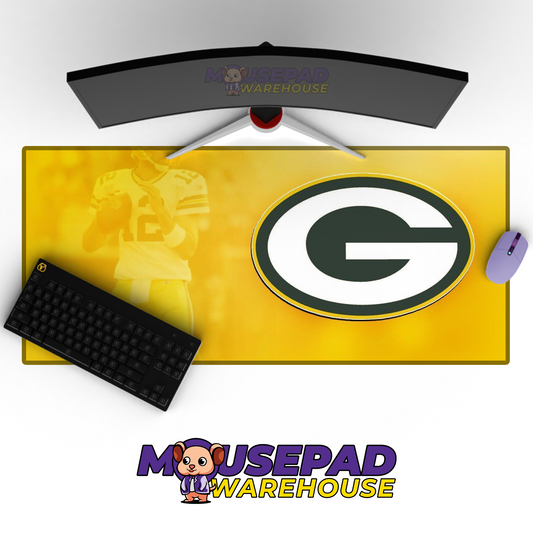 Green Bay Packers V19 Mousepad Deskmat Mockup