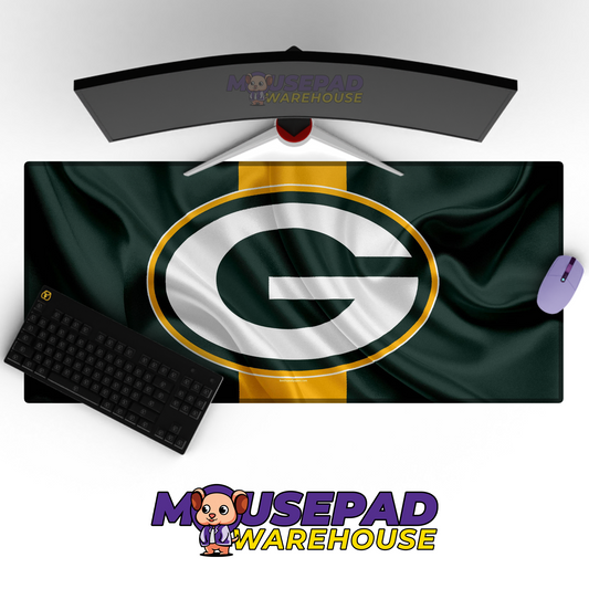 Green Bay Packers V1 Mousepad Deskmat Mockup