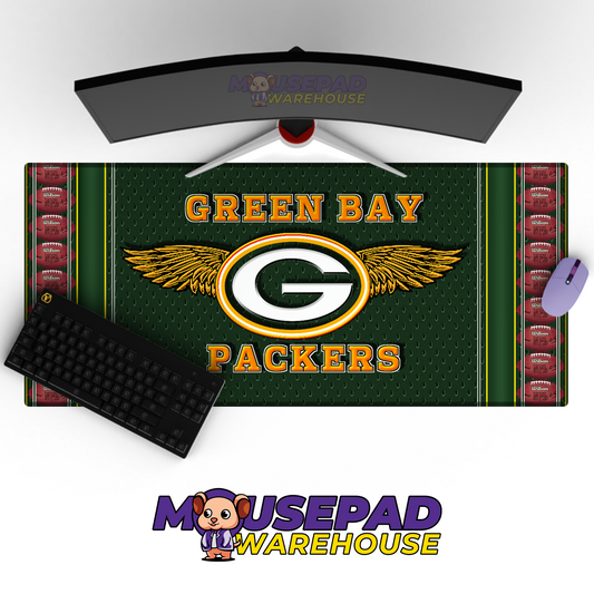 Green Bay Packers V26 Mousepad Deskmat Mockup