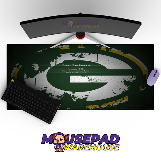 Green Bay Packers V27 Mousepad Deskmat Mockup