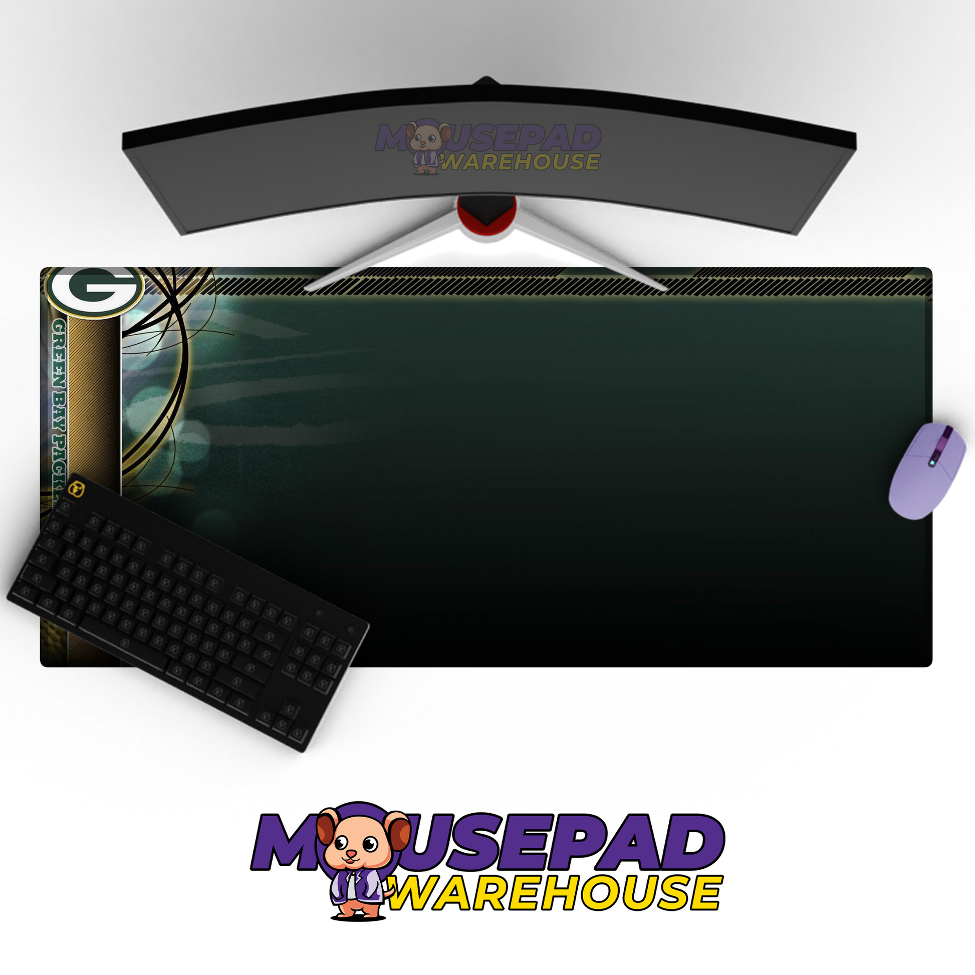 Green Bay Packers V29 Mousepad Deskmat Mockup