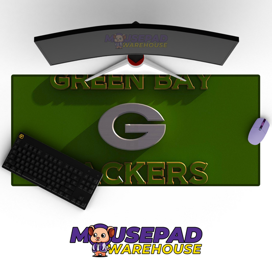 Green Bay Packers V33 Mousepad Deskmat Mockup