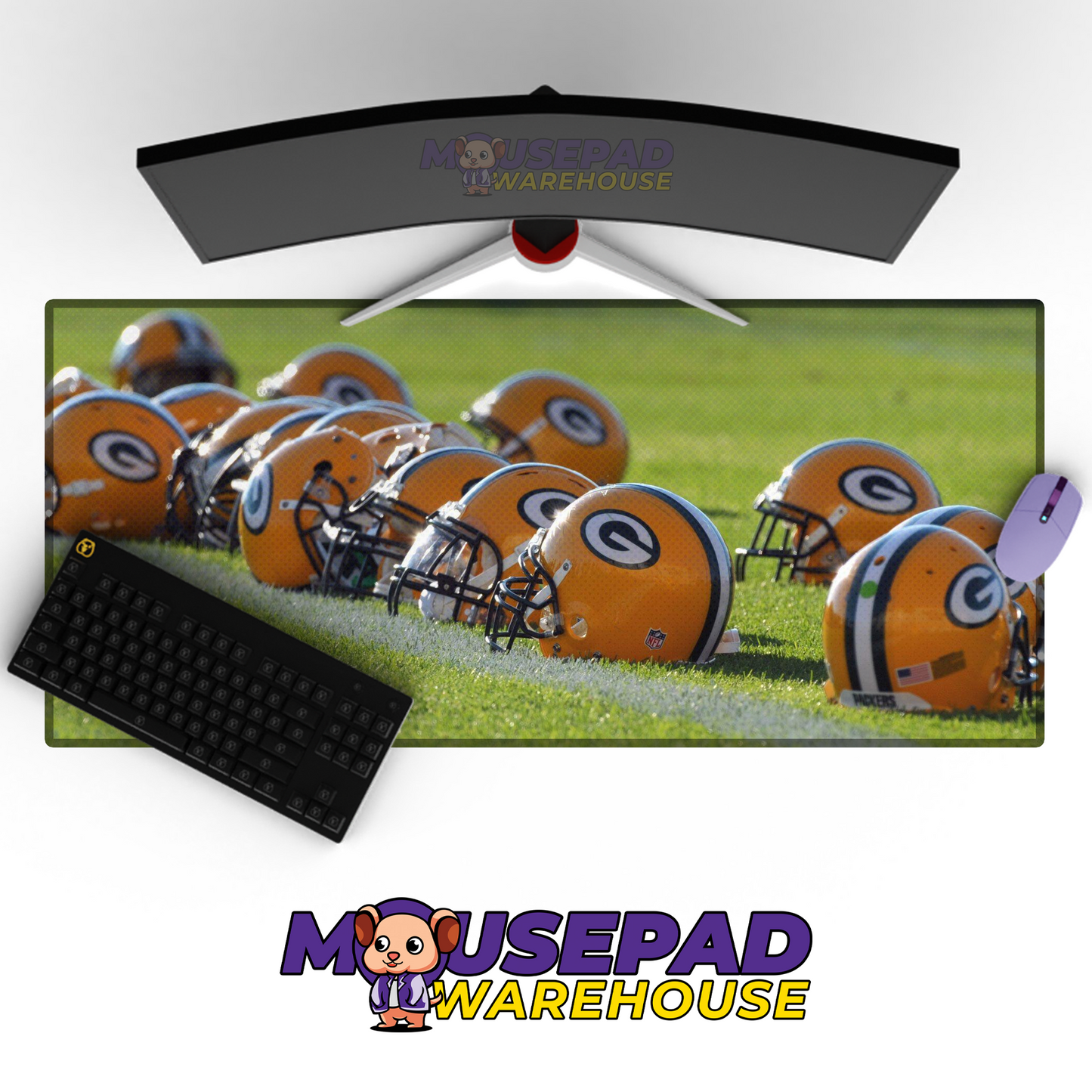Green Bay Packers V34 Mousepad Deskmat Mockup
