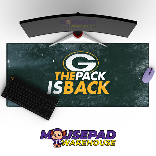 Green Bay Packers V35 Mousepad Deskmat Mockup