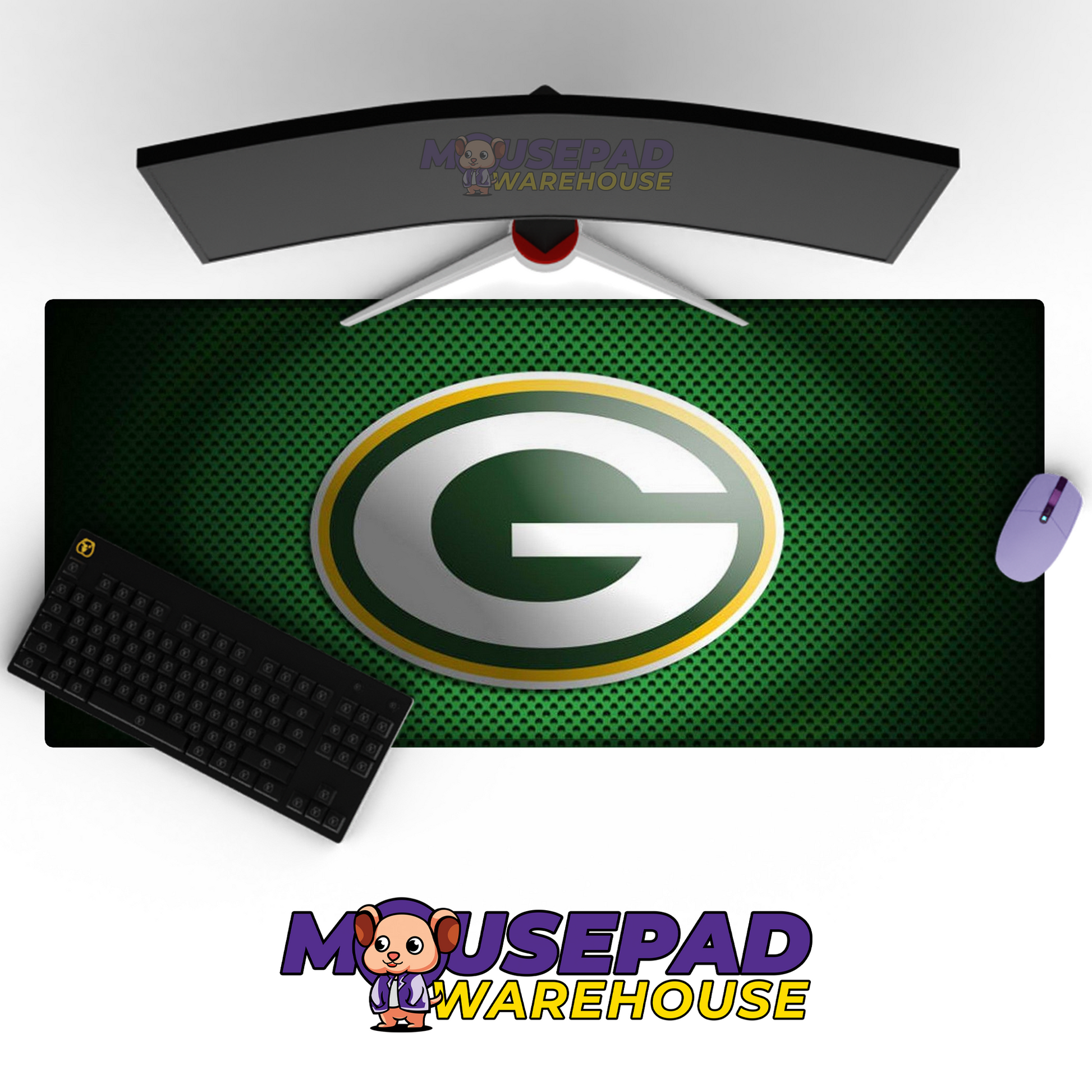 Green Bay Packers V36 Mousepad Deskmat Mockup
