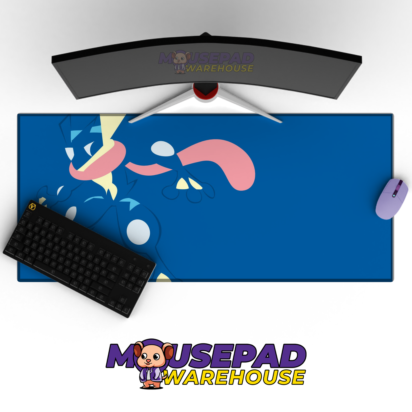 Greninja Blue Silhouette Mockup