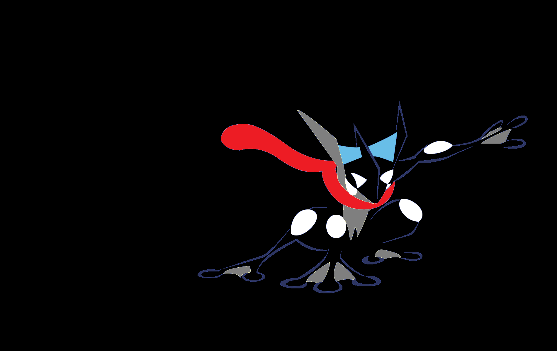 Greninja Dark Silhouette