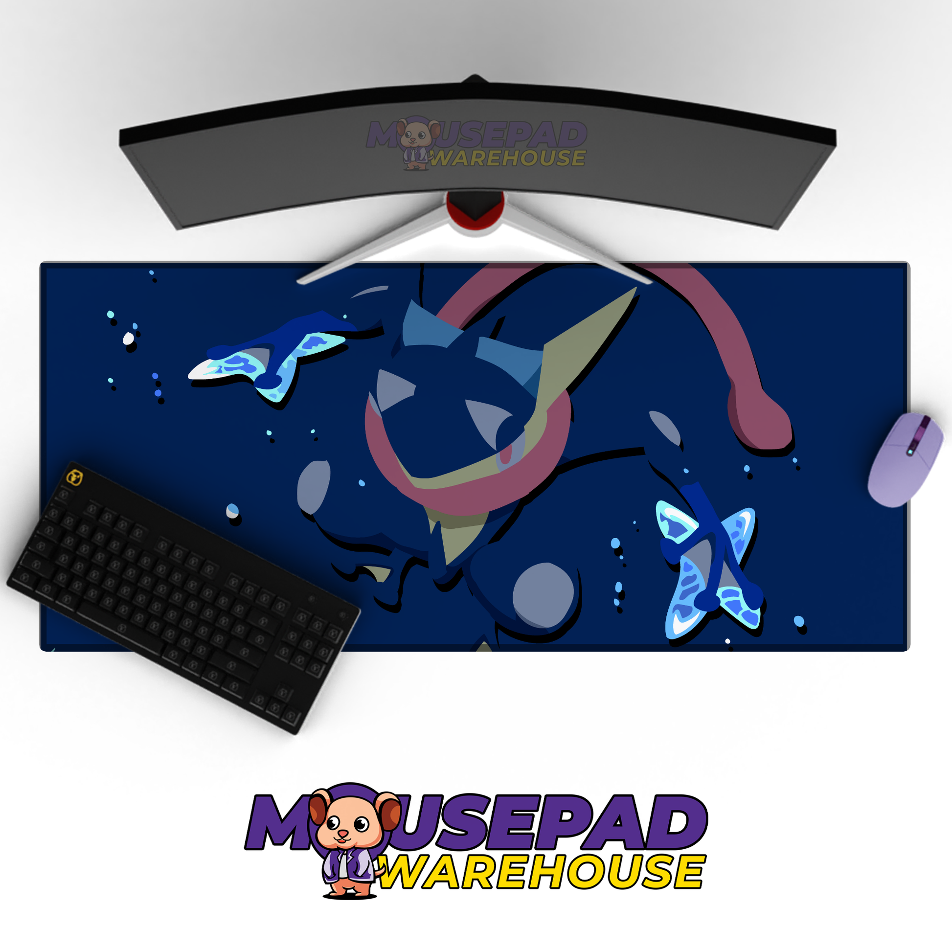 Greninja Double Water Shuriken Mockup